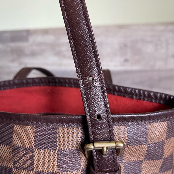 LOUIS VUITTON Damier Ebene Marais Bucket - Picture 10 of 13